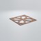 Ekena Millwork Large Daventry Decorative Fretwork Wood Wall Panels, Walnut, 23 3/8"W x 23 3/8"H x 3/8"T WALW24X24X0375DVNWA - alternate 5